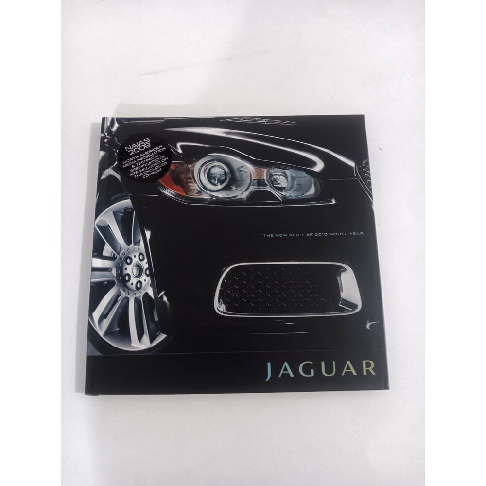 2010 JAGUAR NEW XFR & XF PRESS KIT SALES BROCHURE CATALOG HARDCOVER & MEDIA DVD